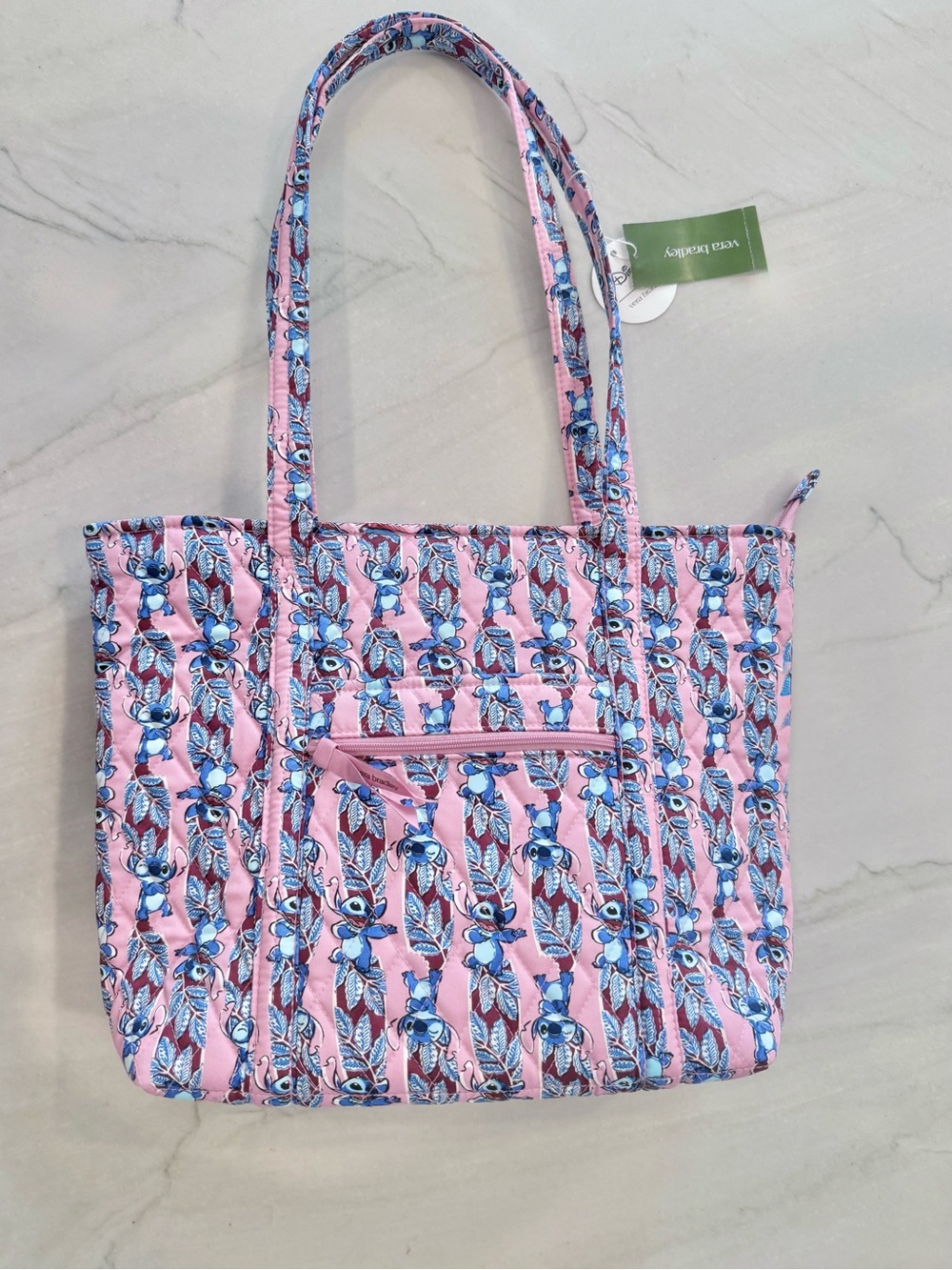 Vera Bradley Disney Stitch Small Original Vera Tote Surfboard Stitch NWT Tote